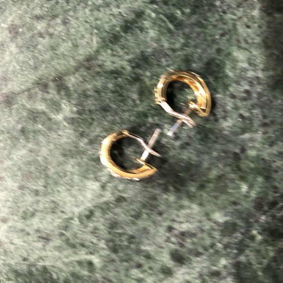 Simon G gold and diamond bracelet and earrings - Picture 8 of 8